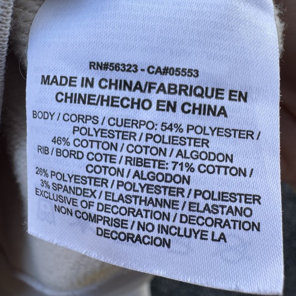 Nike Women's Long-Sleeved Versa Crew Cropped Sweatshirt AH8436-008 Cream Size Sm - Picture 8 of 8